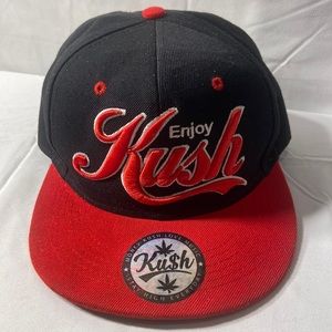 Enjoy‎ Kush Black/Red SnapBack Hat